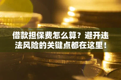 北京借款担保费怎么算？避开违法风险的关键点都在这里！