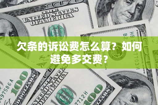 北京欠条的诉讼费怎么算？如何避免多交费？