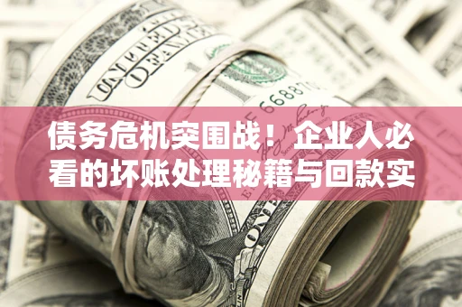 北京债务危机突围战！企业人必看的坏账处理秘籍与回款实战指南
