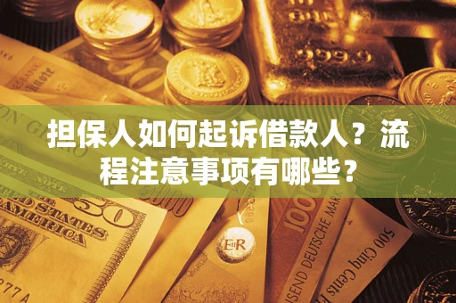 北京担保人如何起诉借款人？流程注意事项有哪些？
